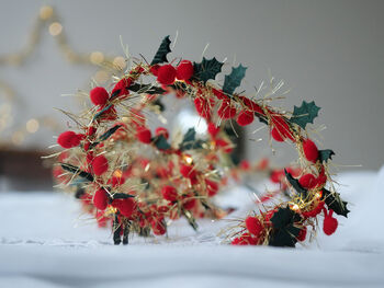 Holly And Berry Christmas Fairy Lights, 3 of 7