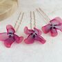 Pink And Purple Flower Hair Pins, thumbnail 9 of 9