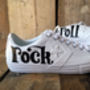 Bespoke Painting Onto Leather Trainers, thumbnail 4 of 7