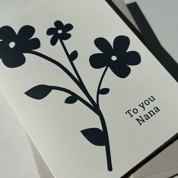 Floral Card For Nana, 6 of 6