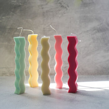 Wave Soy Wax Decorative Handmade Candles, 4 of 4