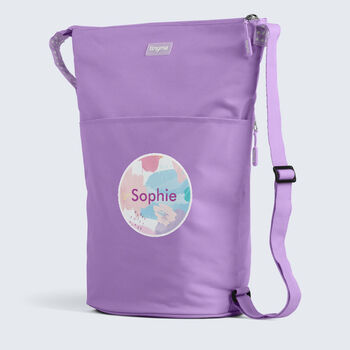 Personalised Painterly Design Kids Swim Bag, 4 of 9