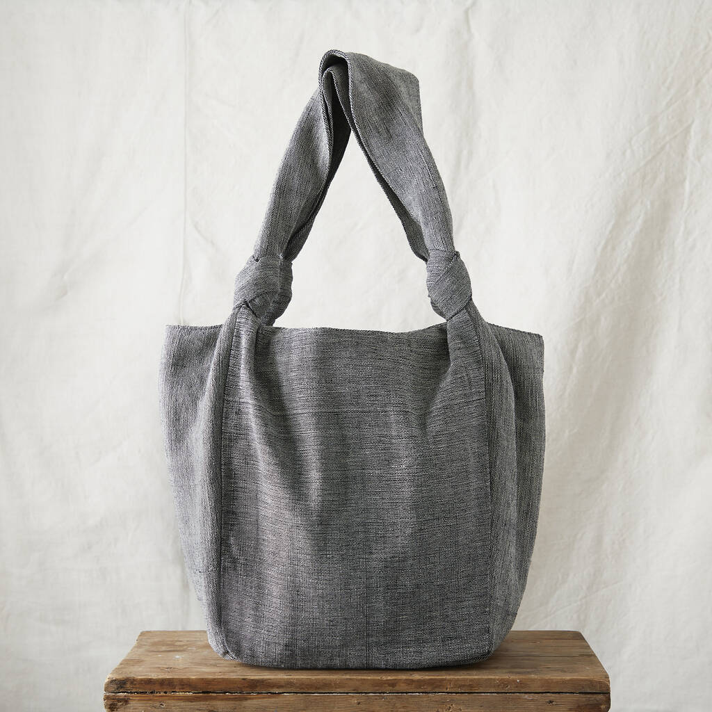 Fair Trade Cotton Everyday Shoulder Bag Zip Closure By Aura Que ...