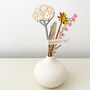 Hand Painted Wooden Wildflower Posy, thumbnail 3 of 7
