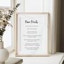 Daddy Bear Poem Print Father’s Day Gift From Son Or Daughter, thumbnail 4 of 10