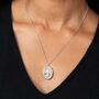 Silver Plated Turtle Dove Locket Necklace, thumbnail 1 of 4
