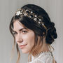 Bohemian Crown Style Wedding Hair Vine Katarina, thumbnail 1 of 12