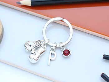 Personalised Boxing Keyring Boxer Gift, 3 of 10
