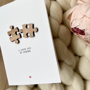 Jigsaw Pieces Love Card, 4 of 4