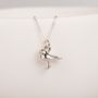 Personalised Solid Silver Baby Robin Necklace, thumbnail 4 of 5