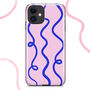 Squiggle Pattern Pink Phone Case, thumbnail 7 of 9