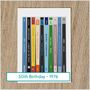 Personalised 50th Birthday Card 1976 Music, thumbnail 1 of 7