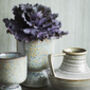 Mottled Liquid Blue Stoneware Vase, thumbnail 1 of 2