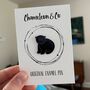 Black Bear Enamel Pin Badge, thumbnail 2 of 2