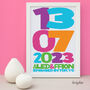 Personalised Engagement Typography Print, thumbnail 5 of 7