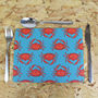 Turquoise Seafood Crab Placemats, thumbnail 2 of 2