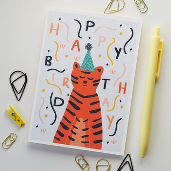 Birthday Tiger Kids Birthday Card, 5 of 7