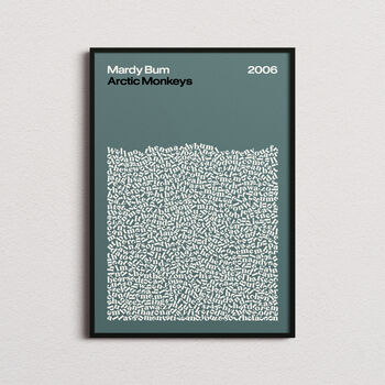 Arctic Monkeys Mardy Bum Lyrics Print, 4 of 9