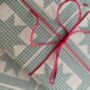 Star Patchwork 'Little Women' Paper Fibre Wrapping Paper, thumbnail 6 of 12