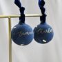 Personalised Christmas Name Bauble Ornament, thumbnail 2 of 9