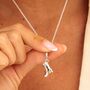 Wellington Boot Charm Necklace, Sterling Silver Or 18ct Gold Plated, thumbnail 1 of 11