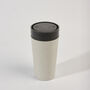 Circular Leakproof And Lockable Reusable Cup 12oz Grey, thumbnail 4 of 7