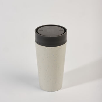 Circular Leakproof And Lockable Reusable Cup 12oz Grey, 4 of 7