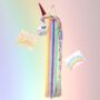 Kid's Christmas Unicorn Wall Hanging Interactive Toy, thumbnail 6 of 6