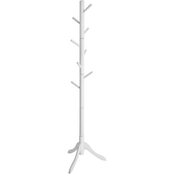 Wooden Coat Rack Tree Stand Eight Hooks, 8 of 8