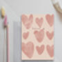 'Love U' Pink Greeting Card, thumbnail 2 of 2
