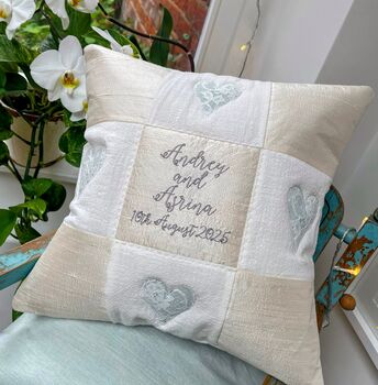 Silk Wedding Cushion, 8 of 8
