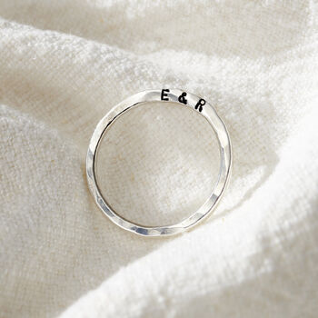 Personalised Verse Stacker Ring, 4 of 9