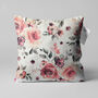 Vintage Pink Rose Themed Soft Cushion Cover, thumbnail 1 of 7