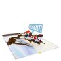 Dreaming Of A White Christmas?! Cheeky Christmas Card With Funny 3D Pop Up Robins, thumbnail 12 of 12