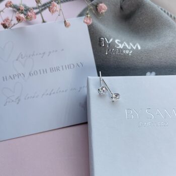 Earring For Her 60th Birthday, 3 of 7