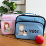 Personalised Back To School Lunch Bag With Pet On, thumbnail 2 of 12