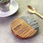 Mother/Father Definition Marble Coaster, thumbnail 4 of 8