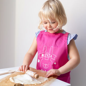 Personalised Easter Rabbit Apron Baking Gift Set, 6 of 8