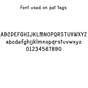 Dachshund Dog Name ID Tag Personalised, 6 of 12