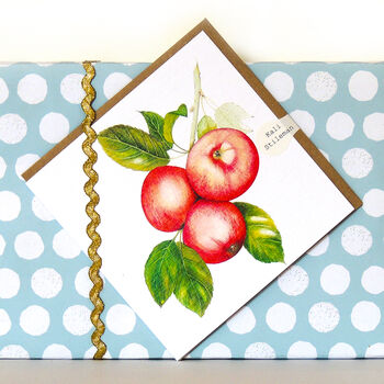 Apples Greetings Card, 5 of 5