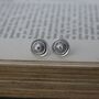 Poppy Birthstone Stud Earrings, thumbnail 4 of 4