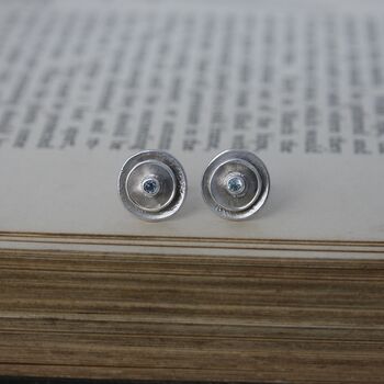 Poppy Birthstone Stud Earrings, 4 of 4