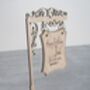 3D Wood Victorian Lamp Post Card, thumbnail 1 of 6