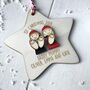 Personalised Triplets Family's 1st Christmas Decoration, thumbnail 2 of 3