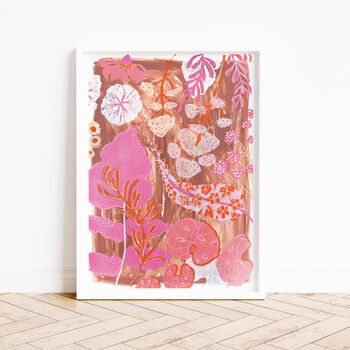 Pink Floral Print Set, 4 of 8