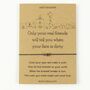 Real Friends And Dirty Faces Charm Wish Bracelet, thumbnail 3 of 4
