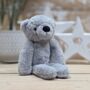 Ste The Long Leg Grey Teddy Bear Soft Toy, thumbnail 1 of 3