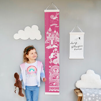 Personalised Fairytale Castle Height Chart, 2 of 8