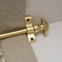 Polished Brass Stair Rods With Mushroom Finials, thumbnail 1 of 6