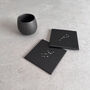 Zodiac Leather Coaster – Star Sign Gift For Him Or Her, thumbnail 2 of 12